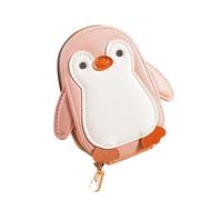 Accordion Wallet,PU Leather Zipper Large Capacity Penguin,Animal Credit Card Organizer - for Travel Work School Office