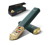 Accordly - Pastillero estético de alta calidad para 7 días, pastillero esencial de viaje semanal, pastillero de metal para vitaminas, medicamentos, suplementos, aceite de pescado, organizador de