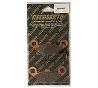 accossato agpa189st-8 Pastilla de freno para Polaris > 250 Trail Boss 2 x 4, 4 x 4, 250 (1991 - 1992)