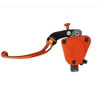 ACCOSSATO Bomba de embrague forjada, 19 x 20 cm, con bandeja integrada, palanca articulada larga naranja (Pomel+palanca) para Suzuki GSX-S 950 desde 2021 hasta 2022, CC 950