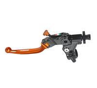 ACCOSSATO-CF002O-34-RST-46 Control de Embrague de Cable accossado articulada de Color Palanca con predisposición de conexión Micro, Cuerpo Negro Mango y pomo Naranja (CF002O-34-RST-46)