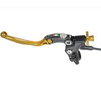 ACCOSSATO Mando de Embrague con Cable de Carreras accossado con Palanca articulada de Color (Palanca+regulador), con Micro Incluido para Yamaha YZF-R1 M Desde 2016 hasta 2019 CC 1000
