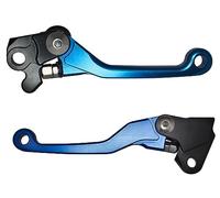 ACCOSSATO Par de palancas azul para Kawasaki KX 125 desde 2006 hasta 2008 (CC 125)