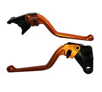 ACCOSSATO Par de palancas naranjas para Kawasaki Ninja650 R/Er-6 F/Er-6 N desde 2006 hasta 2008 (CC 650)
