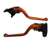 ACCOSSATO Par de palancas naranjas para Triumph Daytona 955 I desde 2004 hasta 2006 (CC 955)