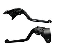 ACCOSSATO Par de palancas Negras para Kawasaki Ninja650 R/Er-6 F/Er-6 N Desde 2006 hasta 2008 (CC 650)