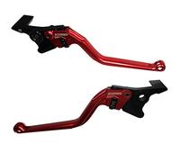 ACCOSSATO Par de palancas rojas para Aprilia Dorsoduro 750 desde 2008 hasta 2016 (CC 750)