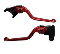ACCOSSATO Par de palancas rojas para Triumph Speed Triple de 2004 a 2007 (CC 1050)