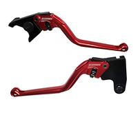 ACCOSSATO Par de palancas rojas para Triumph Tiger 800 XC/XCX/XR/XRX desde 2015 hasta 2018 (CC 800)