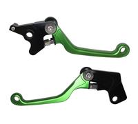 Accossato Par de palancas verdes Kawasaki KLX250, D-TRACKER de 1998 a 2007 (CC 250)