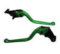 ACCOSSATO Par de palancas verdes para Honda Cbr250r de 2011 a 2013 (CC 250)