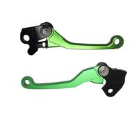 ACCOSSATO Par de palancas verdes para Kawasaki KX 85 de 2001 a 2022 (CC 85)