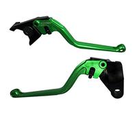 ACCOSSATO Par de palancas verdes para Kawasaki Ninja650 R/Er-6 F desde 2017 hasta 2020 (CC 650)