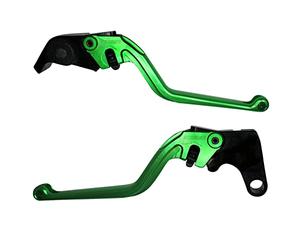 ACCOSSATO Par de palancas verdes para Yamaha R6 S Europe Version de 2006 a 2007 (CC 600)