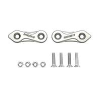 Accossato - Par de tapas para orificios de espejo de coche, color plateado, para Suzuki GSXR 750 de 2001 a 2017 (CC 750)
