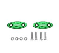 Accossato - Par de tapones para orificios de espejo de color verde para Kawasaki Zx10 R de 2004 a 2007 (CC 1000)