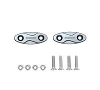 Accossato - Par de tapones para orificios de espejo retrovisor de titanio para Kawasaki Zx10 R de 2004 a 2007 (CC 1000)