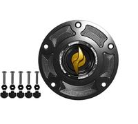 Accossato Tapón de gasolina con trinquete dorado para Ducati Scrambler 1100 Special (1100cc) 2018