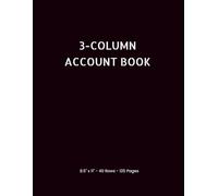 ACCOUNT BOOK - 3 Column Account Ledger: 3 Column Ledger Book for Accounting & Bookkeeping | Professional Three-Column Format for Financial Records | 125 Pages | Large Format 8.5”x11”