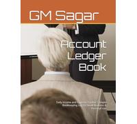 Account Ledger Book: Daily Income and Expense Tracker | Simple Bookkeeping Log for Small Business & Personal Use