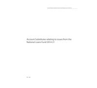 Account Substitutes relating to issues from the National Loans Fund 2014-21 (House of Commons Paper) HC 1765