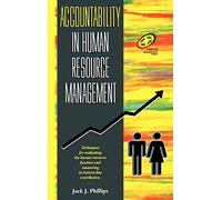 Accountability in Human Resource Management (Improving Human Performance Series)