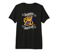 Accountant Calculator Numbers Dont Lie Camiseta Premium