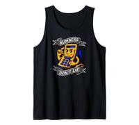 Accountant Calculator Numbers Dont Lie Camiseta sin Mangas