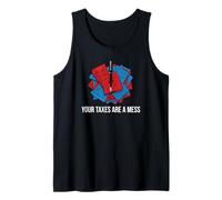 Accountant CPA Bookkeeper Your Taxes Are A Mess Camiseta sin Mangas