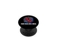 Accountant CPA Bookkeeper Your Taxes Are A Mess PopSockets PopGrip Adhesivo
