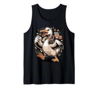 Accountant Goose Honk if You Love Numbers CPA Camiseta sin Mangas