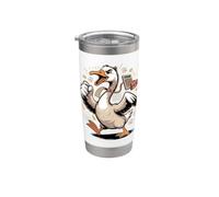 Accountant Goose Honk if You Love Numbers CPA Vaso térmico de acero inoxidable de doble pared