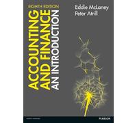 Accounting and Finance: An Introduction 8th edition
