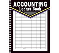 Accounting Ledger Book: Expense Tracker Notebook for Family Budget, For Bookkeeping of Small Business and Home Expenses, 120 pages.