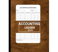 Accounting Ledger Book: Financial Record Keeper, Income and Expense Tracker