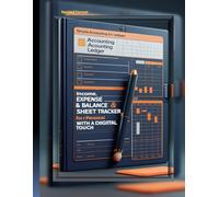 Accounting Ledger Book for Personal & Business Use | Track Assets, Liabilities, Income, Expenses & Net Worth | Financial Planner & Goal Setting Journal