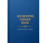 ACCOUNTING LEDGER BOOK: Individual financiar traker