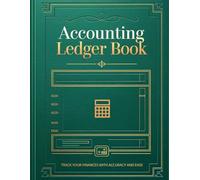 Accounting Ledger Book: Simple 6-Column Account Notebook for Bookkeeping Small Business and Personnel Financial Planning
