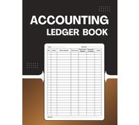 Accounting Ledger Book: Simple Income & Expense Tracker | 120 Pages, Large 8.5 x 11 Size, Perfect for Small Business, Bookkeeping, Budgeting & Personal Finances