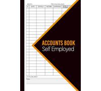 Accounts Book Self Employed: 6x9 inches, 110 Pages