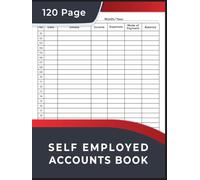 Accounts Book Self Employed: Accounting Book for Personal Finance Bookkeeping and Small Business