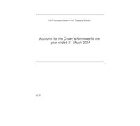 Accounts for the Crown’s Nominee for the year ended 31 March 2024 (House of Commons Paper) HC 75