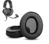 ACCOUTA Almohadillas Auriculares Reemplazo Compatible con Audio Technica BPHS-1 BPHS1 BPHS1-XF4 Auricular Almohadillas para Auriculares con Premium Cuero proteico y Espuma viscoelástica