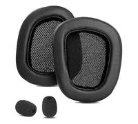 ACCOUTA Almohadillas Auriculares Reemplazo Compatible con Logitech G35 G230 G231 G233 G332 G430 G431 G432 G433 G930 Auricular Almohadillas para Auriculares con Premium Cuero proteico
