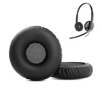 ACCOUTA Almohadillas Auriculares Reemplazo Compatible con Plantronics Blackwire C320 USB Auricular Almohadillas para Auriculares con Premium Cuero proteico y Espuma viscoelástica