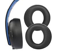 ACCOUTA Almohadillas Auriculares Reemplazo Compatible con Sony Gold Wireless PlayStation PS4 Auricular Almohadillas para Auriculares con Premium Cuero proteico y Espuma viscoelástica
