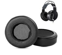 ACCOUTA Almohadillas Auriculares Reemplazo Compatible con Superlux HD681EVO HD660 HD668B HD669 HD662 HD662B HD662F Auriculares Almohadillas para Auriculares con Perforado Cuero proteico