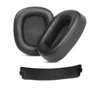 ACCOUTA Almohadillas de Auriculares y Diadema Almohadilla Reemplazo Compatible con Logitech G935 G933 G635 G633 Auricular Almohadillas para Auriculares con Premium Cuero proteico