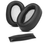 ACCOUTA Almohadillas de Auriculares y Diadema Almohadilla Reemplazo Compatible con Sony MDR-100ABN/WH-H900N Auriculares Almohadillas para Auriculares con Premium Cuero proteico y Espuma viscoelástica