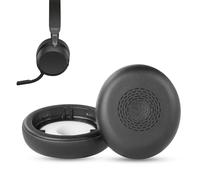 ACCOUTA Almohadillas para Auriculares Compatible con Jabra Evolve2 75 Auriculares Almohadillas para Auriculares con Premium Cuero proteico y Espuma viscoelástica